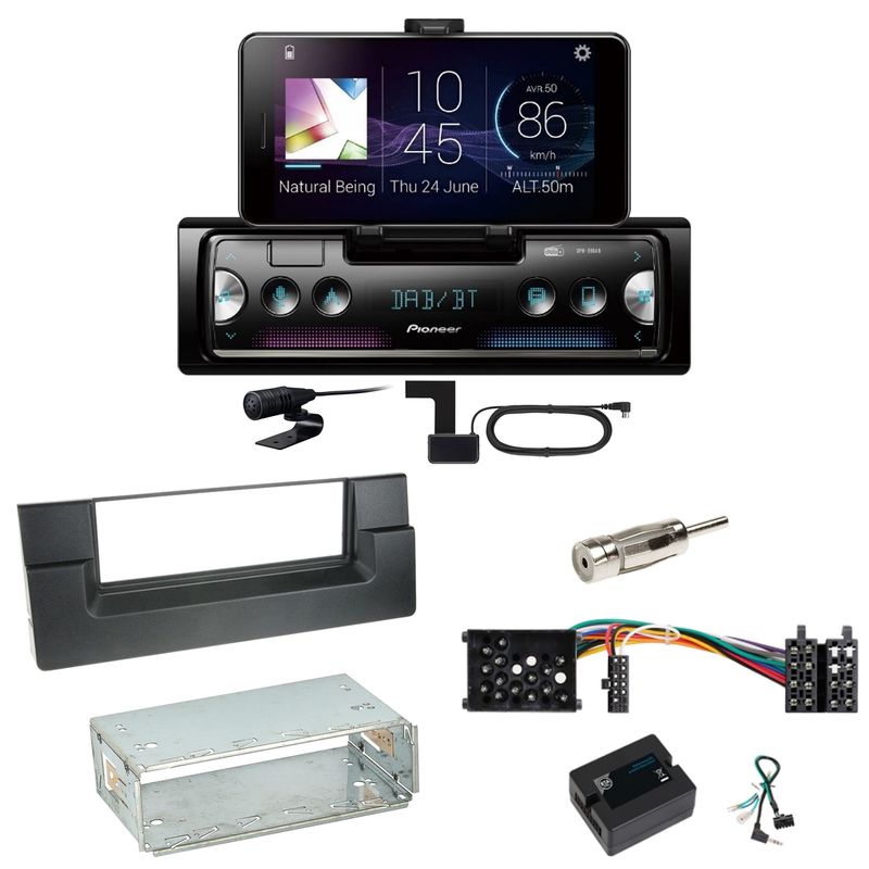 Pioneer SPH-20DAB Digitalradio USB MP3 Einbauset für BMW 5er E39 bis 09/2000