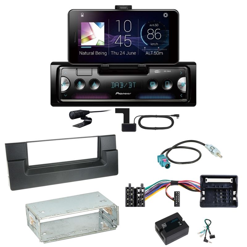 Pioneer SPH-20DAB Digitalradio Bluetooth Einbauset für BMW 5er E39 ab 10/2000