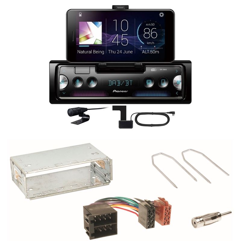 Pioneer SPH-20DAB Digitalradio USB FLAC Einbauset für Citroen Berlingo bis 2007