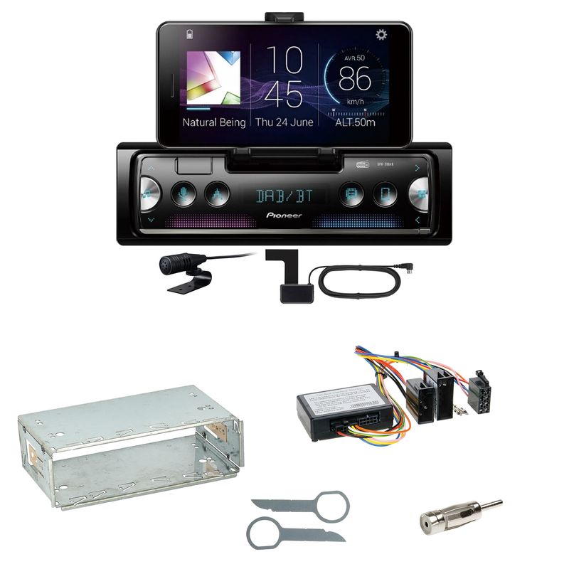 Pioneer SPH-20DAB Digitalradio Bluetooth Einbauset für Mercedes W210 ab 08/99 Pioneer SPH-20DAB Digitalradio Bluetooth Einbauset für Mercedes W210 ab 08/99