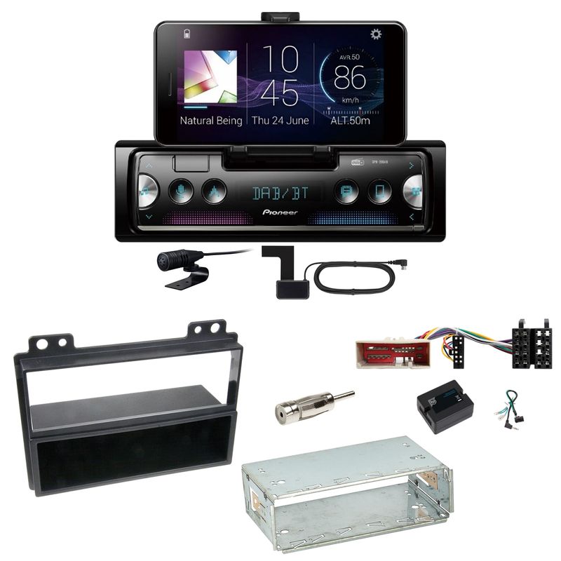 Pioneer SPH-20DAB Digitalradio Bluetooth USB Einbauset für Ford Fusion Fiesta Pioneer SPH-20DAB Digitalradio Bluetooth USB Einbauset für Ford Fusion Fiesta