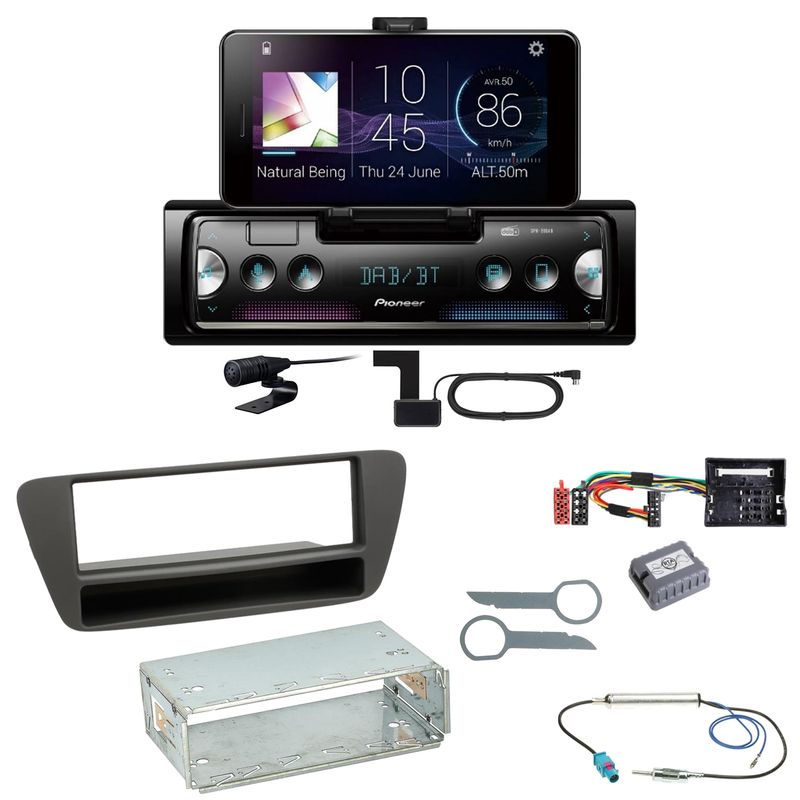 Pioneer SPH-20DAB Digitalradio Bluetooth USB FLAC MP3 Einbauset für Audi Q3 8U Pioneer SPH-20DAB Digitalradio Bluetooth USB FLAC MP3 Einbauset für Audi Q3 8U