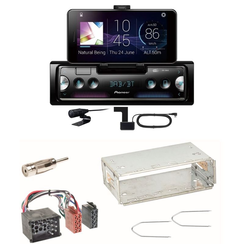 Pioneer SPH-20DAB Digitalradio Bluetooth USB FLAC Einbauset für BMW E30 E34 E32