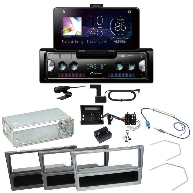 Pioneer SPH-20DAB DAB+ USB FLAC Einbauset für Opel Signum Corsa C Tigra Twintop