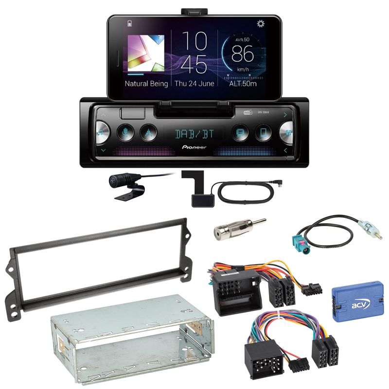 Pioneer SPH-20DAB Digitalradio Bluetooth FLAC Einbauset für MINI R50 R52 R53