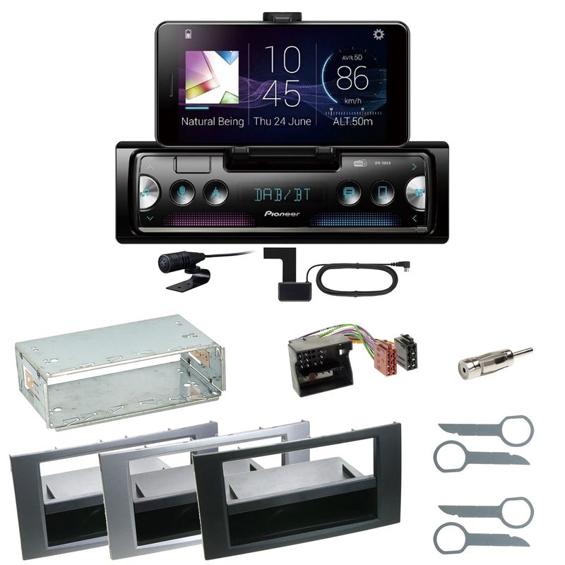 Pioneer SPH-20DAB DAB+ FLAC USB MP3 Einbauset für Ford Kuga Fusion Galaxy S-Max