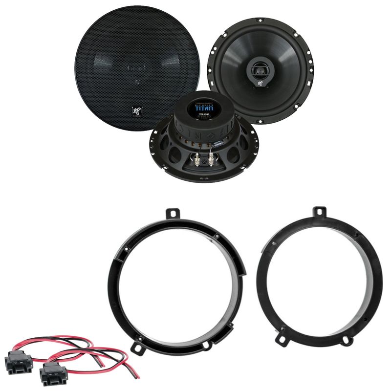Hifonics Titan TS-62 Lautsprecher Einbauset für Mercedes C Klasse W202 vorne Hifonics Titan TS-62 Lautsprecher Einbauset für Mercedes C Klasse W202 vorne