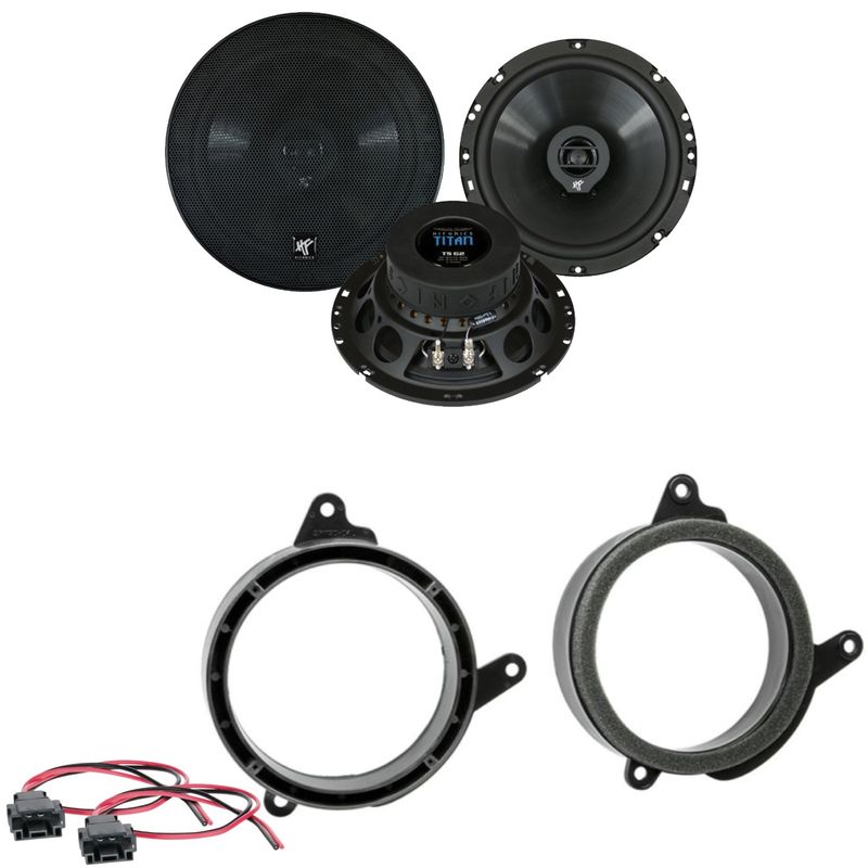 Hifonics Titan TS-62 Lautsprecher Einbauset für Mercedes E Klasse W210 2 Wege vorne Hifonics Titan TS-62 Lautsprecher Einbauset für Mercedes E Klasse W210 2 Wege vorne