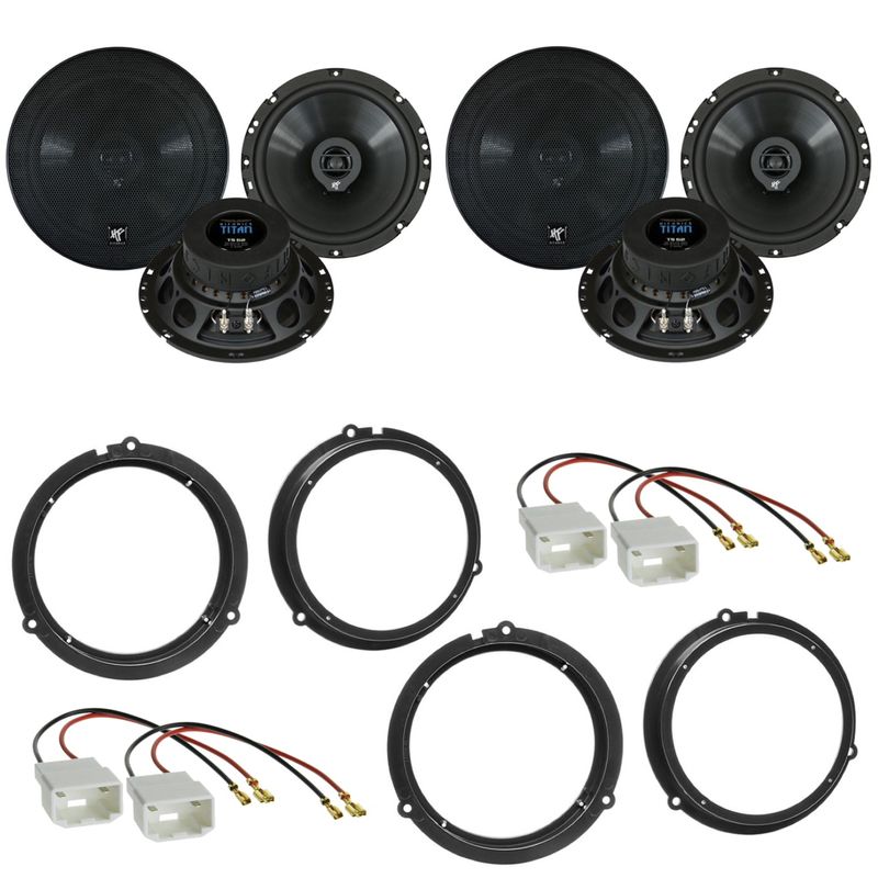 Hifonics Titan TS-62 Koax Lautsprecher Einbauset für Ford Fiesta JA8 Focus 3 DYB Hifonics Titan TS-62 Koax Lautsprecher Einbauset für Ford Fiesta JA8 Focus 3 DYB