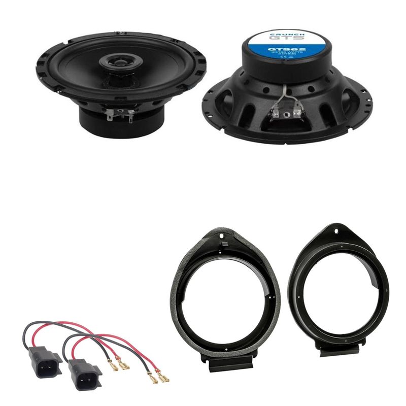 Crunch GTS-62 Koaxial Lautsprecher Einbauset für Opel Adam Karl Crossland X Crunch GTS-62 Koaxial Lautsprecher Einbauset für Opel Adam Karl Crossland X
