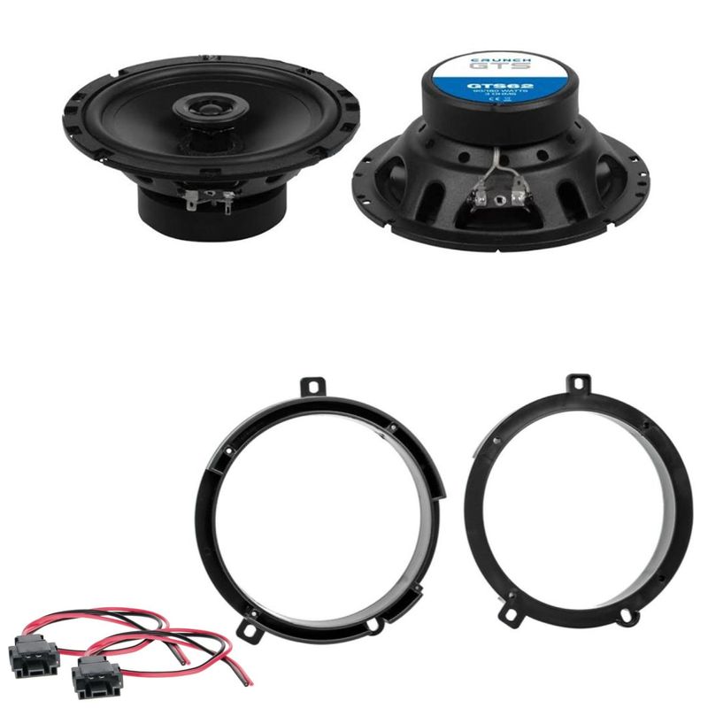 Crunch GTS-62 Koaxial Lautsprecher Einbauset für Mercedes C Klasse W202 vorne Crunch GTS-62 Koaxial Lautsprecher Einbauset für Mercedes C Klasse W202 vorne