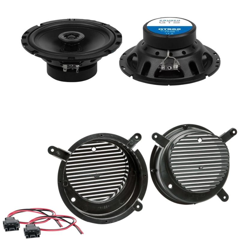 Crunch GTS-62 Koaxial Lautsprecher Einbauset für Mercedes SLK R170 2 Wege vorne Crunch GTS-62 Koaxial Lautsprecher Einbauset für Mercedes SLK R170 2 Wege vorne