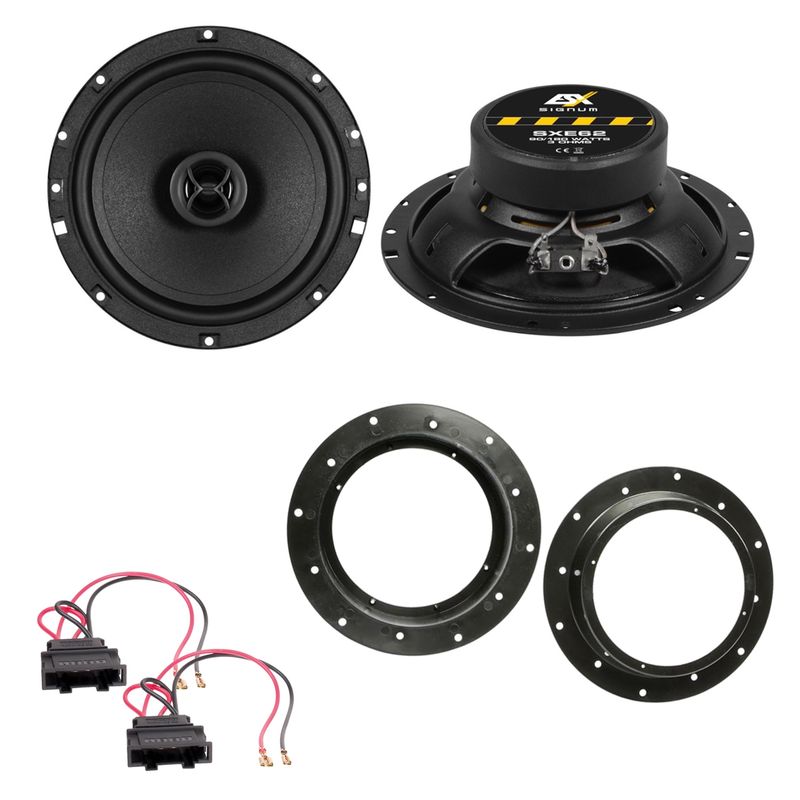 ESX SIGNUM SXE-62 Koaxial Lautsprecher Einbauset vorne für Alhambra Sharan 2 7N ESX SIGNUM SXE-62 Koaxial Lautsprecher Einbauset vorne für Alhambra Sharan 2 7N