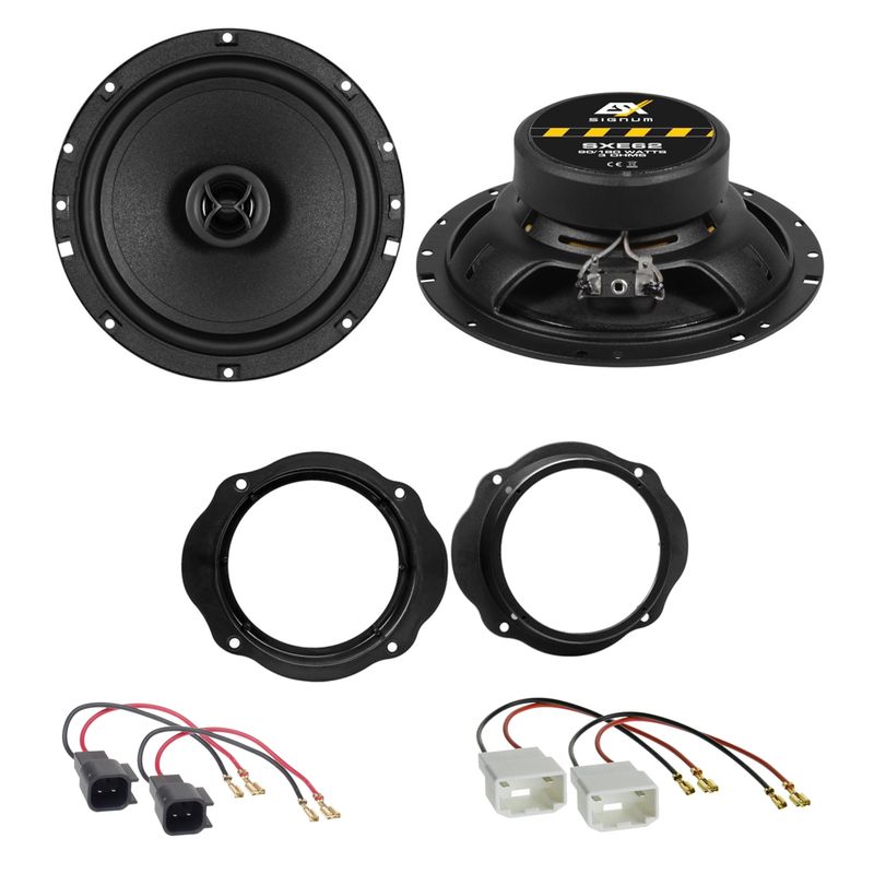 ESX SIGNUM SXE-62 Lautsprecher Einbauset für Ford Fiesta MK6 Facelift vorne