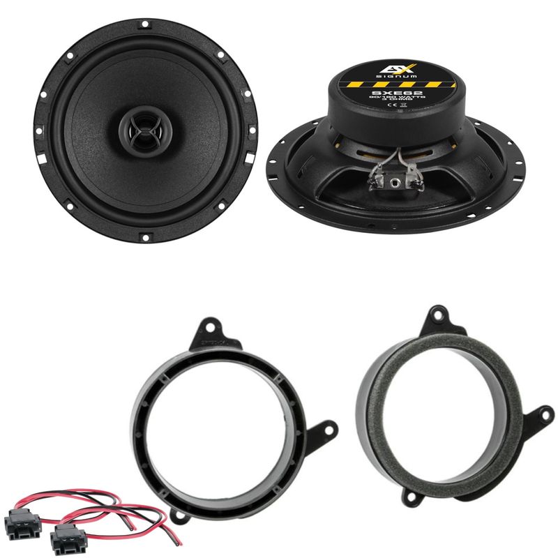 ESX SIGNUM SXE-62 Lautsprecher Einbauset für Mercedes E Klasse W210 2 Wege vorne