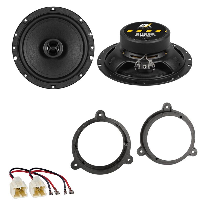 ESX SIGNUM SXE-62 Koaxial Lautsprecher Einbauset für Nissan X-Trail T30 T31 T32 ESX SIGNUM SXE-62 Koaxial Lautsprecher Einbauset für Nissan X-Trail T30 T31 T32