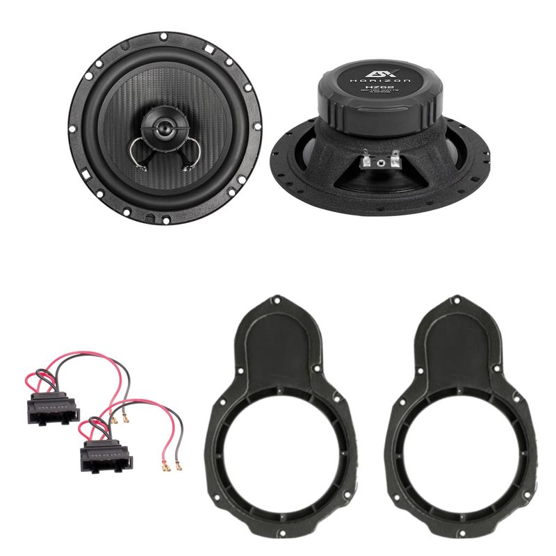 ESX Horizon HZ-62 Lautsprecher Einbauset vorne passend für Passat B6 B7 3C CC