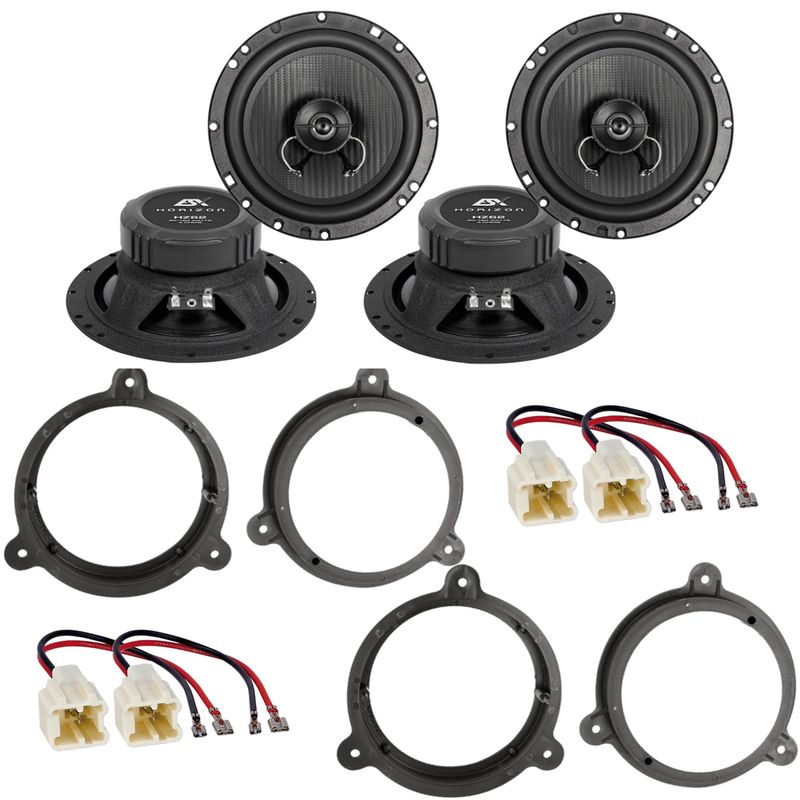 ESX Horizon HZ-62 Koaxial Lautsprecher Einbauset für Nissan X-Trail T30 T31 T32 ESX Horizon HZ-62 Koaxial Lautsprecher Einbauset für Nissan X-Trail T30 T31 T32