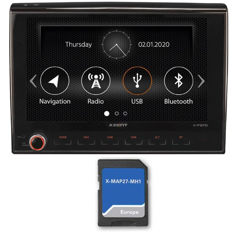 XZENT X-F270 Naviceiver für Ducato Jumper Boxer Bluetooth DAB+ Navigation XZENT X-F270 Naviceiver für Ducato Jumper Boxer Bluetooth DAB+ Navigation
