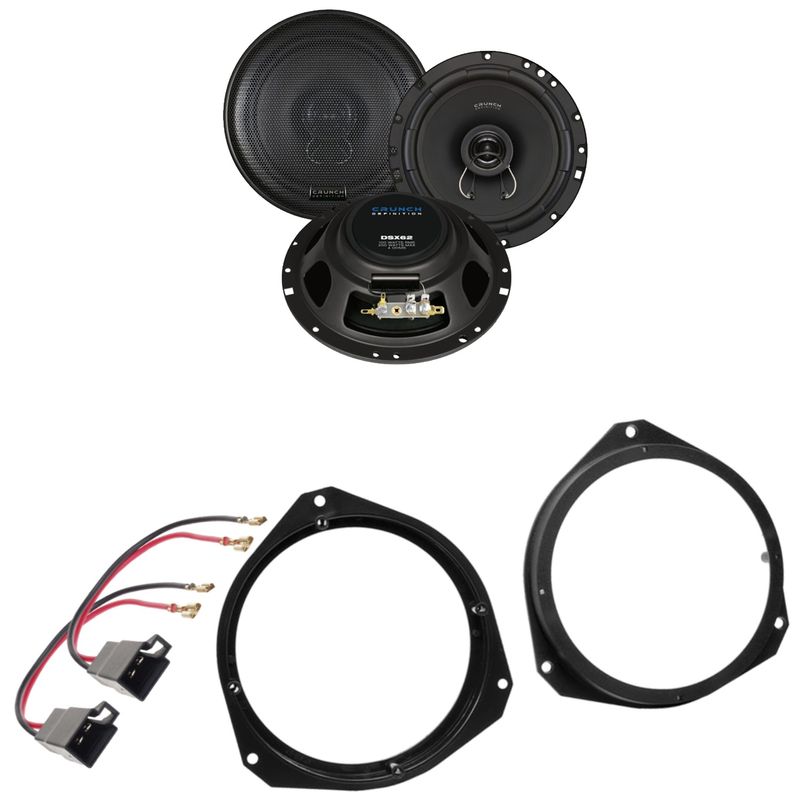 Crunch DSX62 Koax 2-Wege Lautsprecher Einbauset für Opel Astra H Corsa D vorne Crunch DSX62 Koax 2-Wege Lautsprecher Einbauset für Opel Astra H Corsa D vorne
