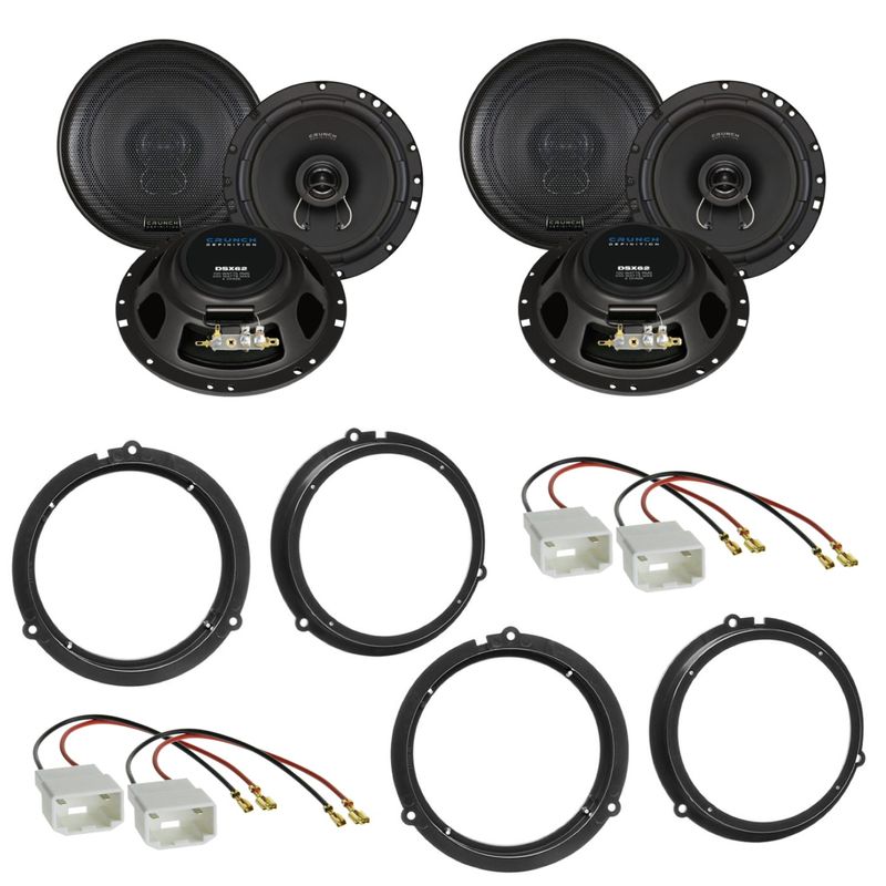 Crunch DSX62 Koaxial 2-Wege Lautsprecher Einbauset für Ford C-Max DXA Crunch DSX62 Koaxial 2-Wege Lautsprecher Einbauset für Ford C-Max DXA