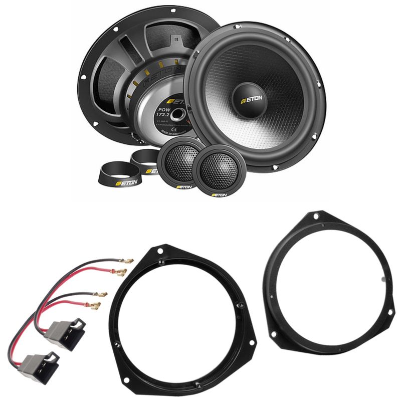 ETON POW172.2 3 Ohm Lautsprecher Einbauset für Opel Astra H Corsa D vorne ETON POW172.2 3 Ohm Lautsprecher Einbauset für Opel Astra H Corsa D vorne