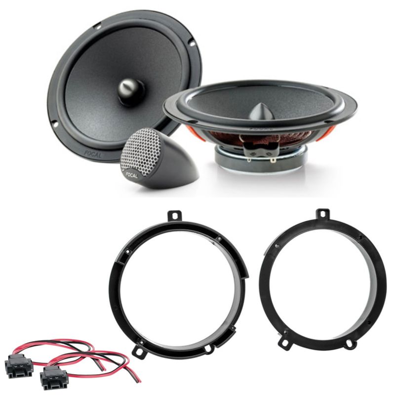Focal ISU165 Lautsprecher Einbauset für Mercedes C Klasse W202 2 Wege vorne