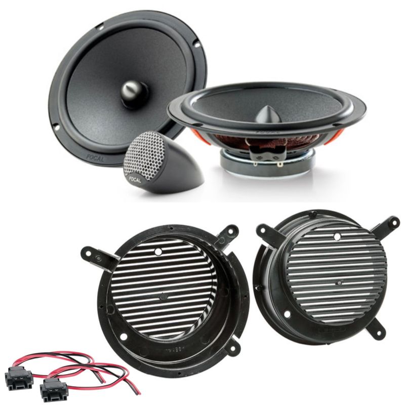 Focal ISU165 2-Wege Lautsprecher Einbauset für Mercedes SLK R170 2 Wege vorne