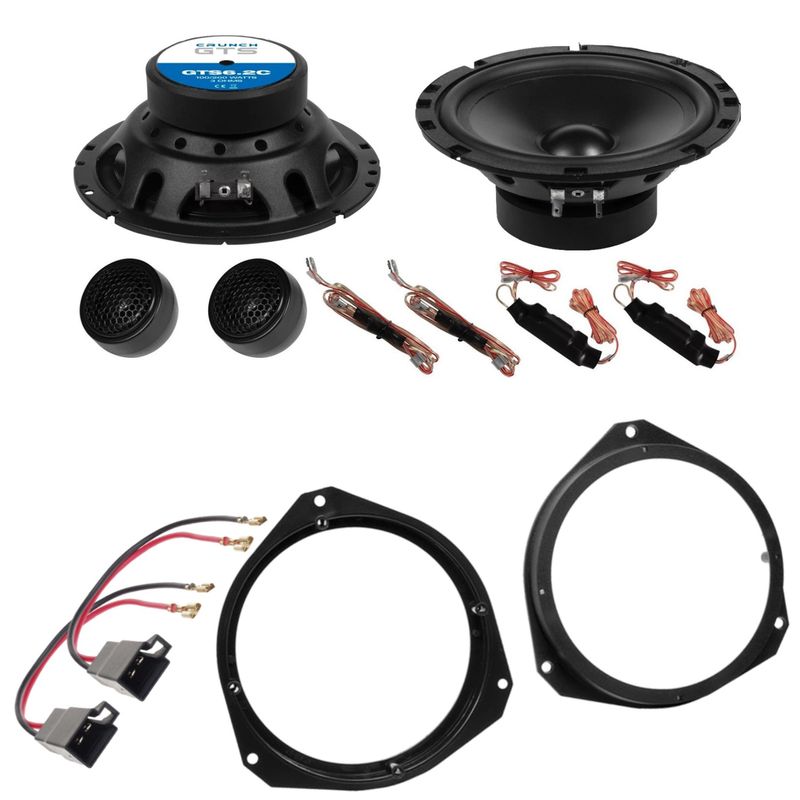Crunch GTS-6.2C 2-Wege Lautsprecher Einbauset für Opel Astra H Corsa D vorne Crunch GTS-6.2C 2-Wege Lautsprecher Einbauset für Opel Astra H Corsa D vorne