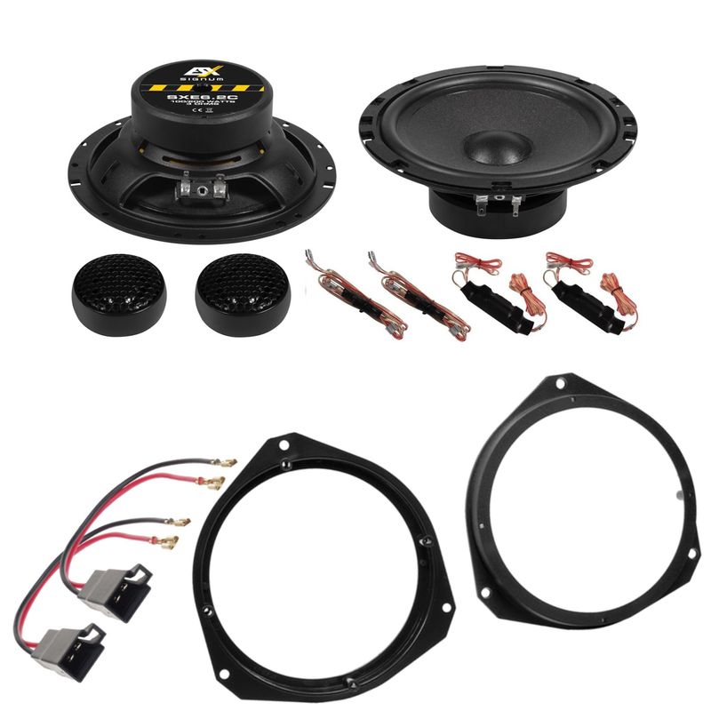 ESX SIGNUM SXE-6.2C 2-Wege Lautsprecher Einbauset für Opel Astra H Corsa D vorne ESX SIGNUM SXE-6.2C 2-Wege Lautsprecher Einbauset für Opel Astra H Corsa D vorne