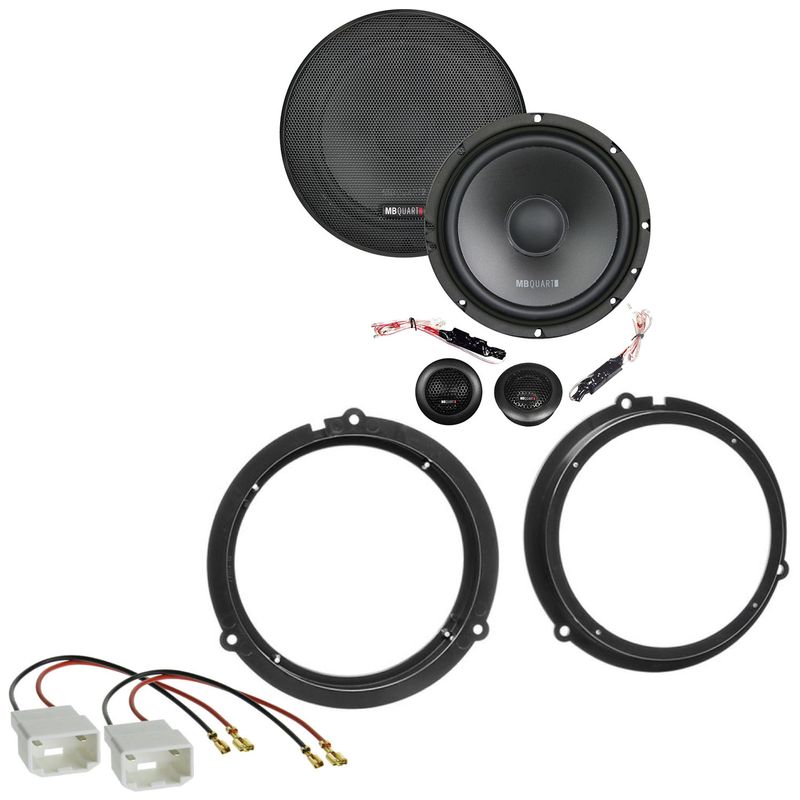 MB QUART QS165 2 Wege Lautsprecher Einbauset für Ford Focus 3 DYB Fiesta JA8