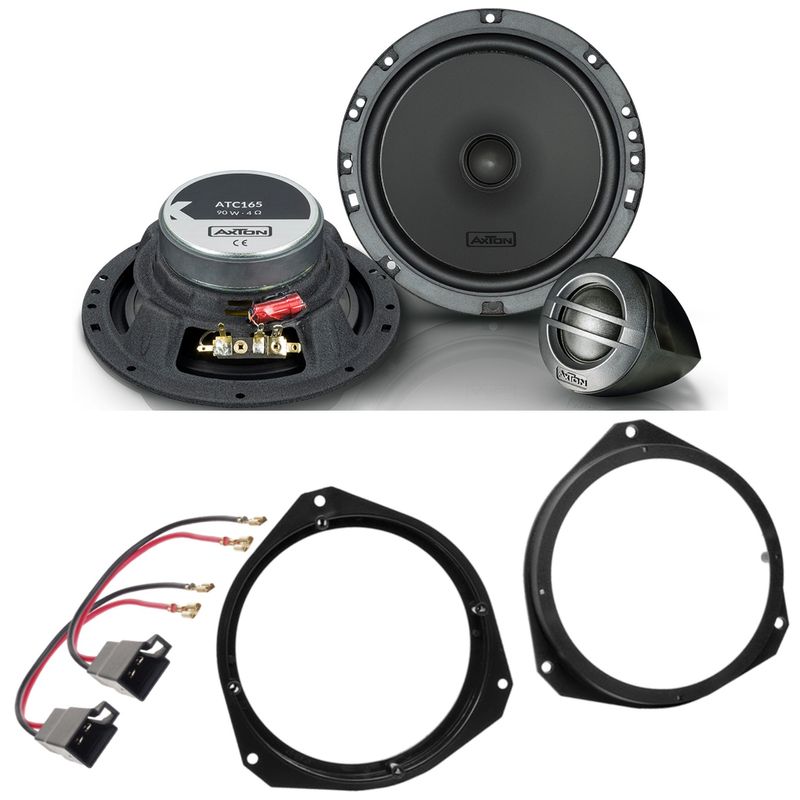 AXTON ATC165 2-Wege Lautsprecher Einbauset für Opel Astra H Corsa D vorne AXTON ATC165 2-Wege Lautsprecher Einbauset für Opel Astra H Corsa D vorne