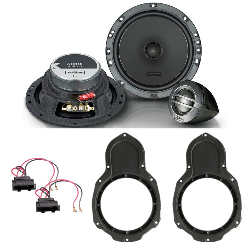 AXTON ATC165 2-Wege Lautsprecher Einbauset vorne passend für Passat B6 B7 3C CC AXTON ATC165 2-Wege Lautsprecher Einbauset vorne passend für Passat B6 B7 3C CC