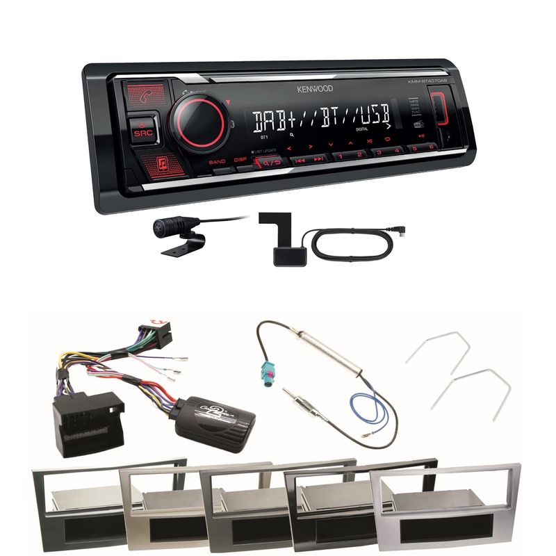 Kenwood KMM-BT407DAB Bluetooth DAB Einbauset für Astra H Corsa D Zafira B Kenwood KMM-BT407DAB Bluetooth DAB Einbauset für Astra H Corsa D Zafira B