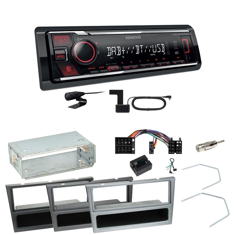 Kenwood KMM-BT407DAB Bluetooth Einbauset für Opel Vectra C Signum Corsa Combo