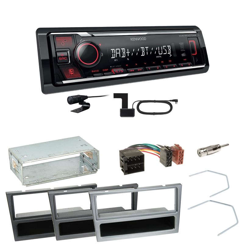 Kenwood KMM-BT407DAB Bluetooth Einbauset für Opel Vectra C Signum Corsa Combo