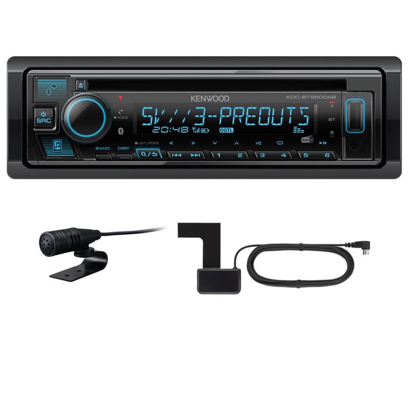 KENWOOD KDC-BT950DAB USB Autoradio Bluetooth Digitalradio MP3 inkl DAB Antenne