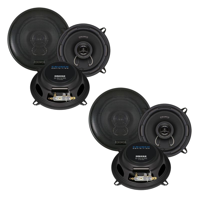 CRUNCH DSX52 2-Wege Lautsprecher Einbauset für BMW E32 E38 vorne und hinten CRUNCH DSX52 2-Wege Lautsprecher Einbauset für BMW E32 E38 vorne und hinten