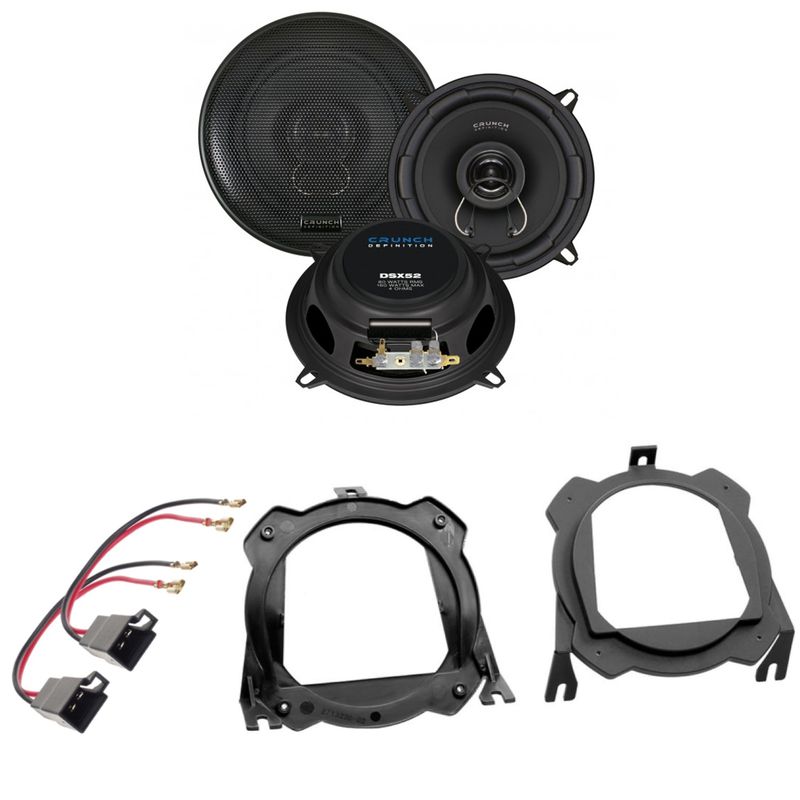 CRUNCH DSX52 Lautsprecher Einbauset für Corsa C B Tigra seitliche Heckablage