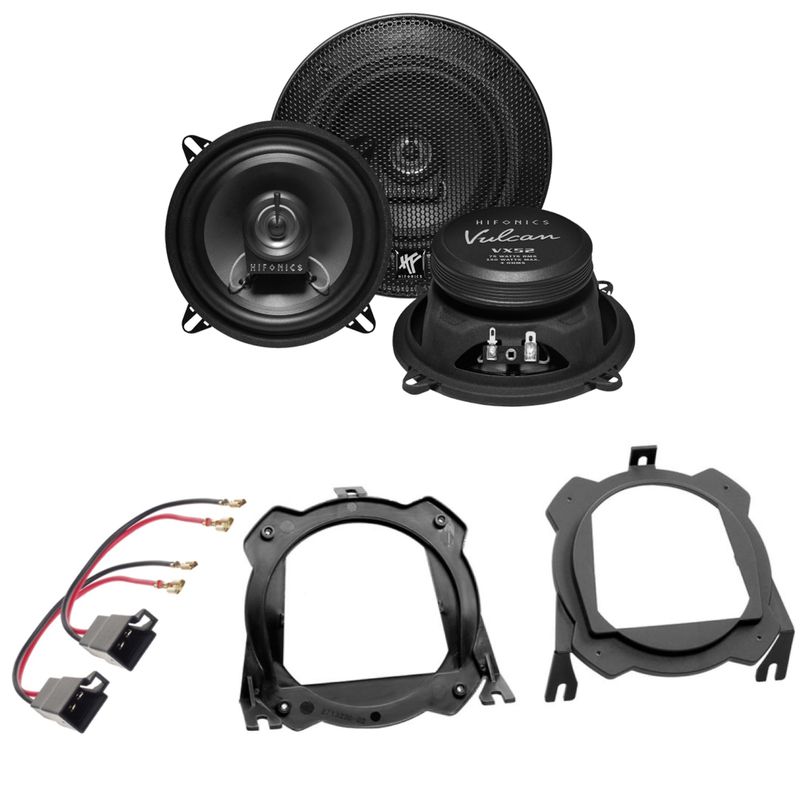 Hifonics VX-52 Lautsprecher Einbauset für Corsa C B Tigra seitliche Heckablage Hifonics VX-52 Lautsprecher Einbauset für Corsa C B Tigra seitliche Heckablage
