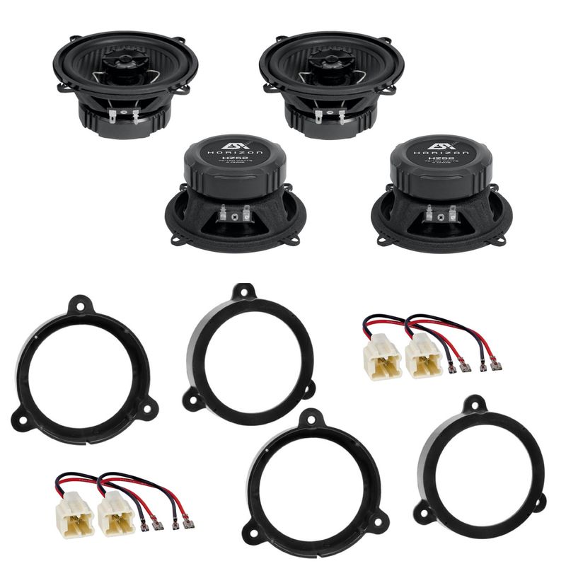 ESX HORIZON HZ-52 Lautsprecher Einbauset für Renault Megane 3 vorne und hinten