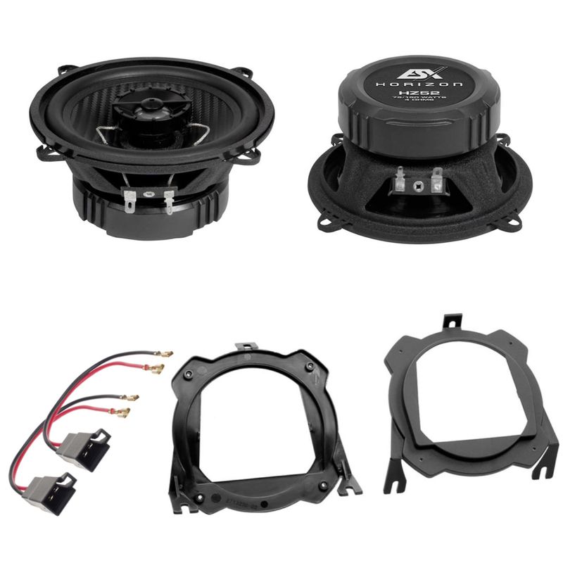 ESX HORIZON HZ52 Lautsprecher Einbauset für Corsa C B Tigra seitliche Heckablage ESX HORIZON HZ52 Lautsprecher Einbauset für Corsa C B Tigra seitliche Heckablage