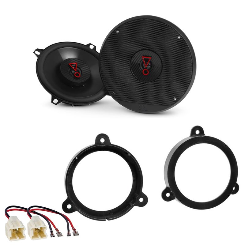 JBL Stage3 527  2-Wege Lautsprecher Einbauset für Renault Megane 3 vorne hinten