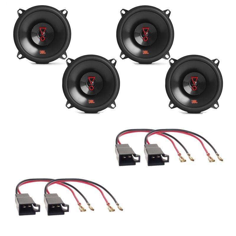 JBL Stage3 527 Lautsprecher Einbauset für Logan 2008 - 2012 vorne und hinten