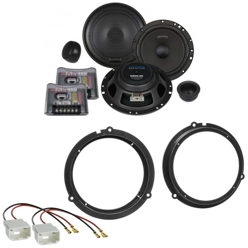 CRUNCH DSX6.2C 2 Wege Lautsprecher Einbauset für Ford Focus 3 DYB Fiesta JA8 CRUNCH DSX6.2C 2 Wege Lautsprecher Einbauset für Ford Focus 3 DYB Fiesta JA8