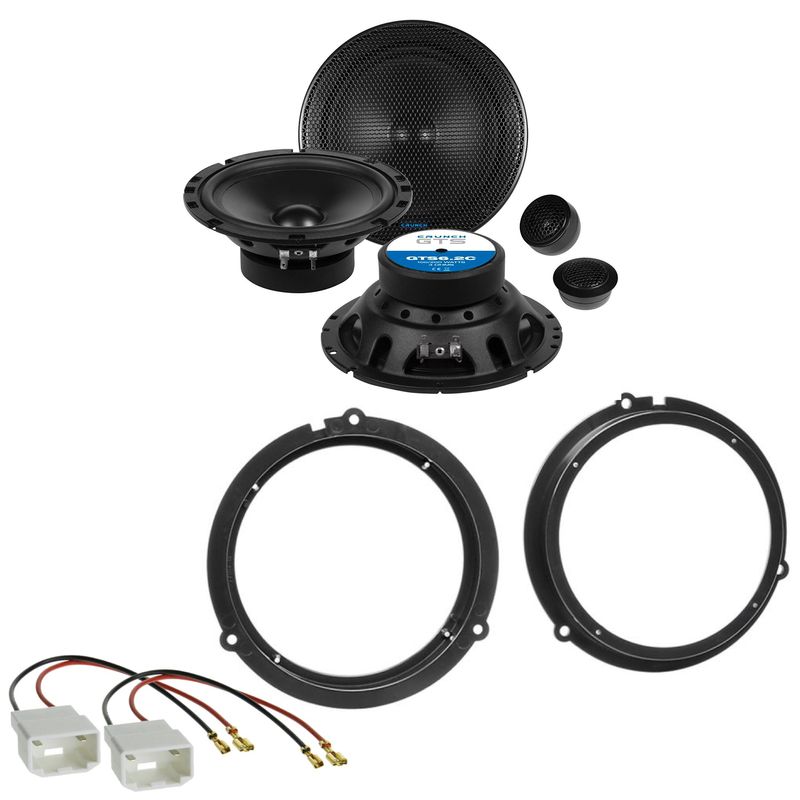 Crunch GTS-6.2C 2 Wege Lautsprecher Einbauset für Ford Focus 3 DYB Fiesta JA8 Crunch GTS-6.2C 2 Wege Lautsprecher Einbauset für Ford Focus 3 DYB Fiesta JA8
