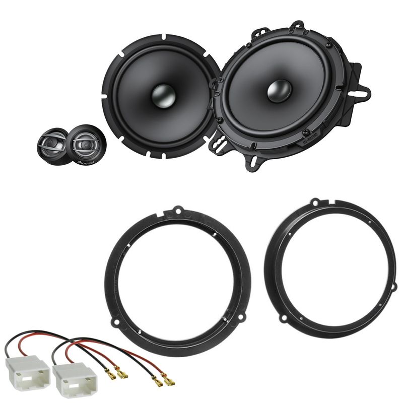 Pioneer TS-A1600C 2 Wege Lautsprecher Einbauset für Ford Focus 3 DYB Fiesta JA8 Pioneer TS-A1600C 2 Wege Lautsprecher Einbauset für Ford Focus 3 DYB Fiesta JA8