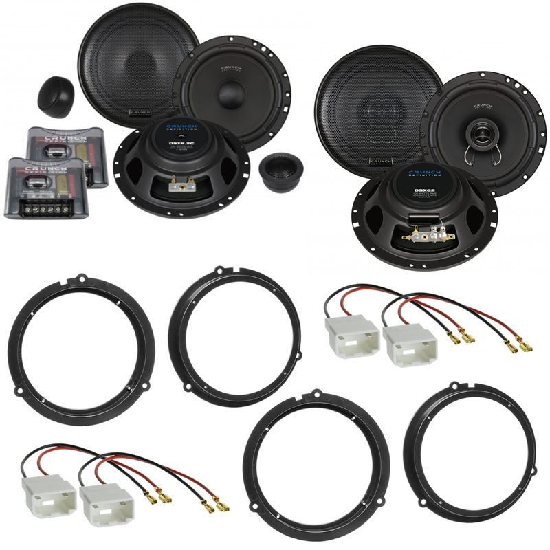 CRUNCH DSX6.2C DSX62 Lautsprecher Einbauset für Ford Fiesta JA8 Focus 3 DYB CRUNCH DSX6.2C DSX62 Lautsprecher Einbauset für Ford Fiesta JA8 Focus 3 DYB