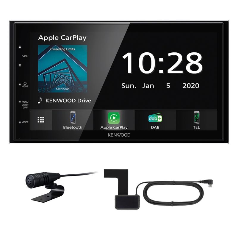 KENWOOD DMX-5020DABS CarPlay Android Auto Digitalradio Bluetooth inkl. Antenne