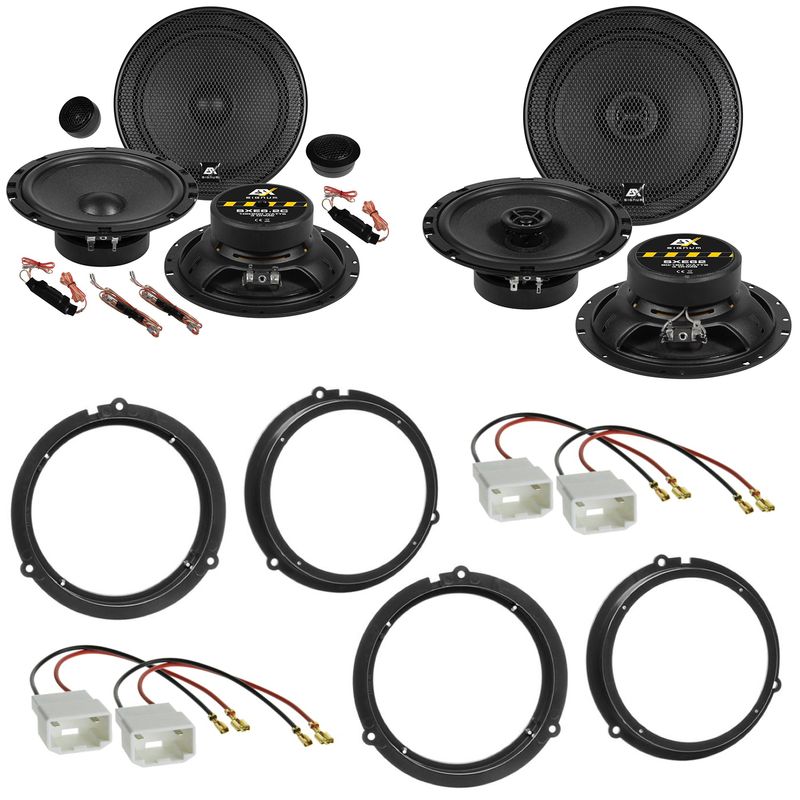 ESX SIGNUM SXE-6.2C SXE-62 Lautsprecher Einbauset für Ford Fiesta JA8 Focus 3 DYB ESX SIGNUM SXE-6.2C SXE-62 Lautsprecher Einbauset für Ford Fiesta JA8 Focus 3 DYB